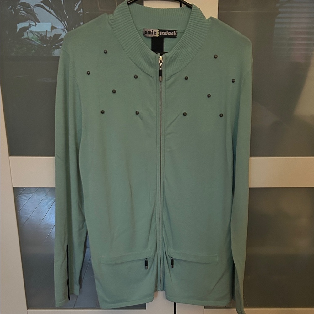 Jamie Sadock Mint Green Studded Jacket